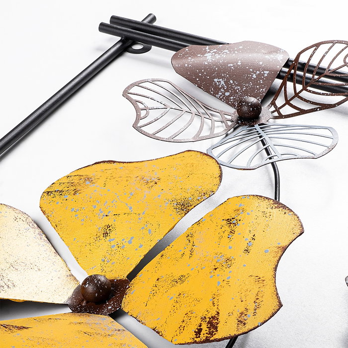 Wallity Shannan 3 Escultura de pared de metal multicolor